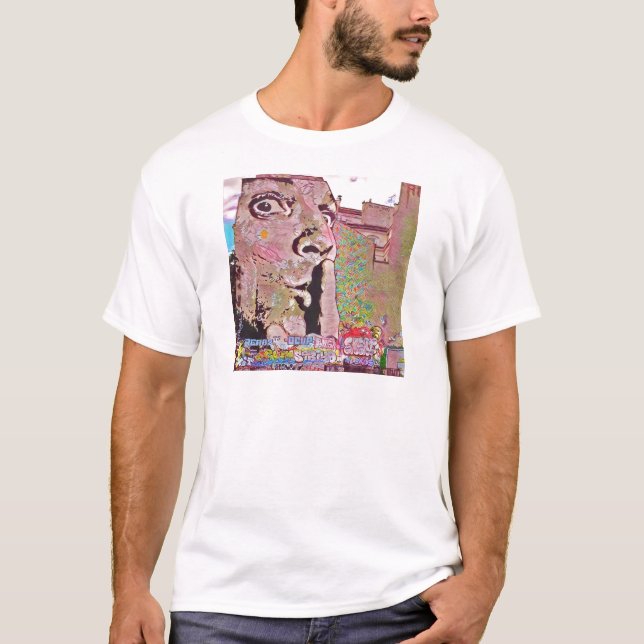 Camiseta Museo de Pomipidou de la pintada de París (Anverso)