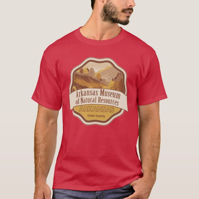 Camiseta Museo de Recursos Naturales de Arkansas1 (Anverso)