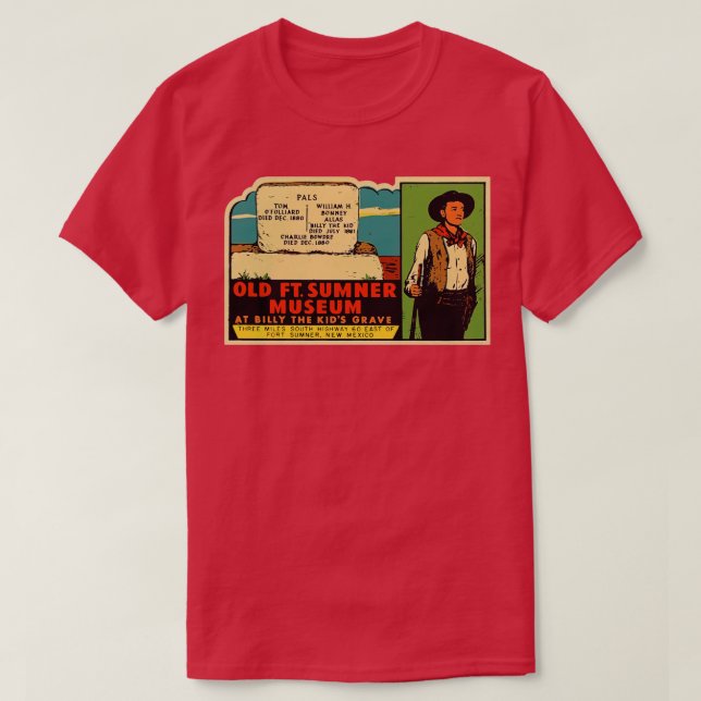 Camiseta Museo del antiguo Ft Sumner (Diseño del anverso)