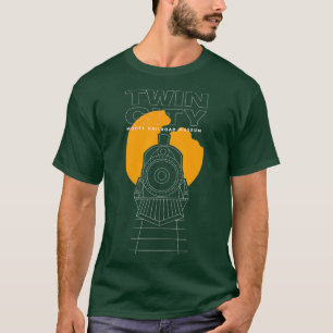 Camiseta Museo del ferrocarril modelo Twin City