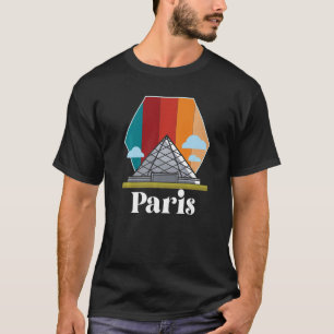 Camiseta Museo Del Louvre De París En Francia Como Turista
