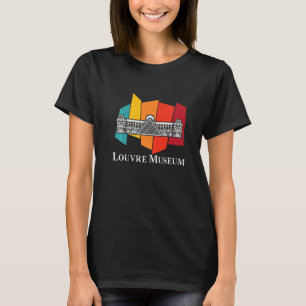 Camiseta Museo del Louvre Retro Desde París El Amor En Fran