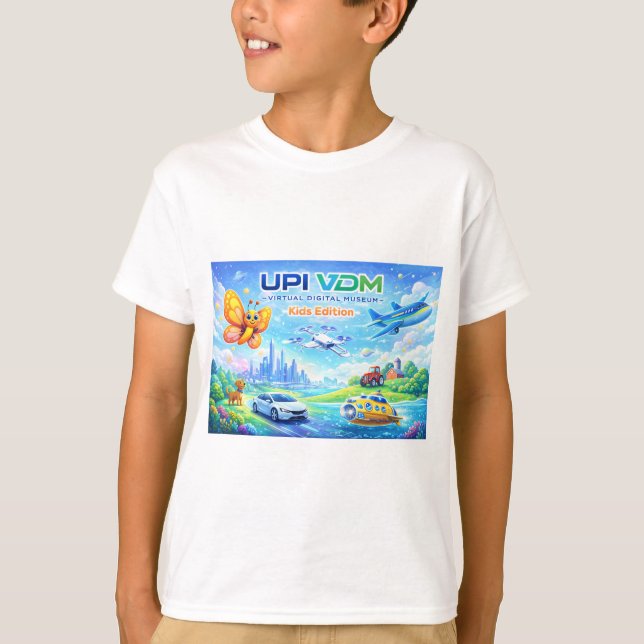 Camiseta Museo Digital Virtual UPI - Edición para Niños (Anverso)