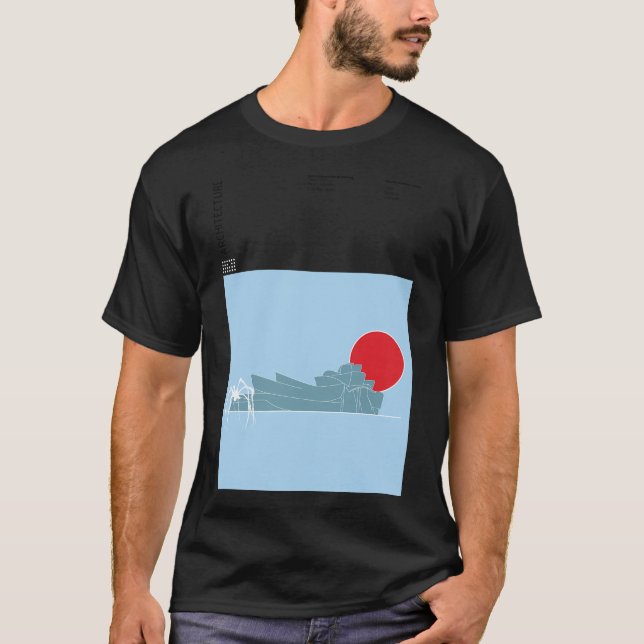 Camiseta Museo Guggenheim Bilbao Frank Gehry (Anverso)