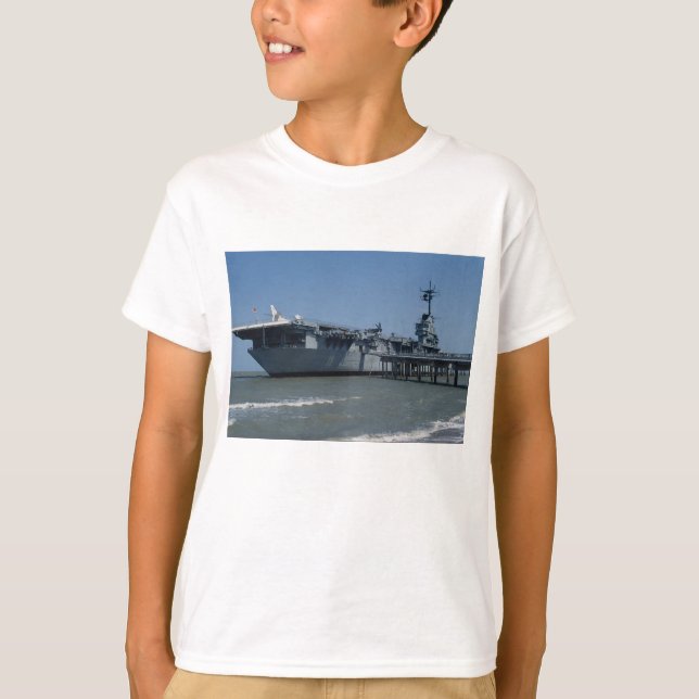 Camiseta Museo naval de USS Lexington (Anverso)