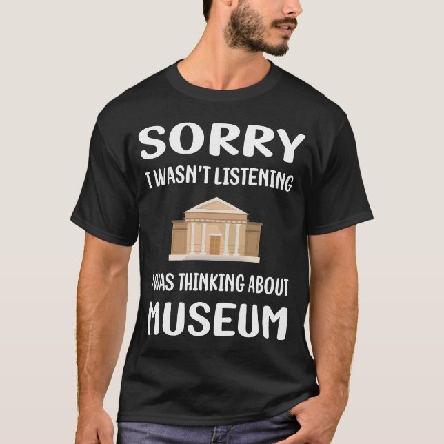 Camiseta Museo No Escuchando (Anverso)
