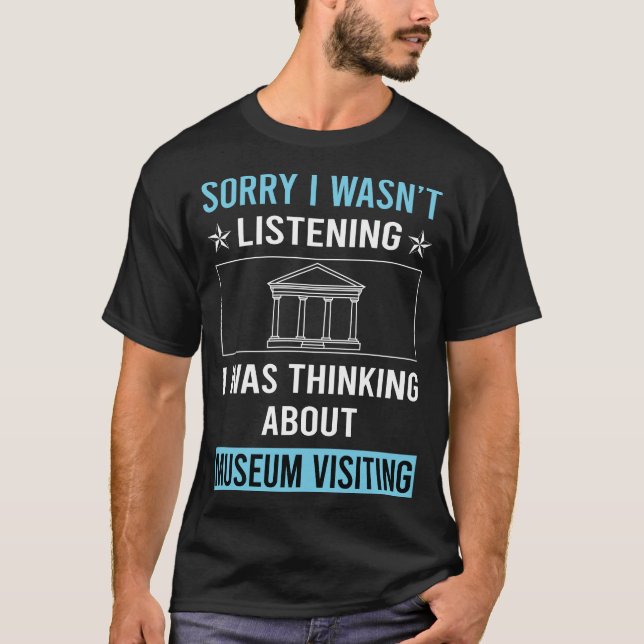 Camiseta Museo No Escuchando (Anverso)