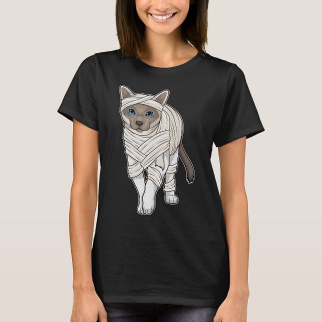 Camiseta Museo Siamese de Halloween (Anverso)
