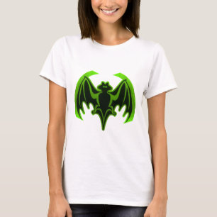 Camiseta MUSEO Verde en murciélago regalos de Zazzle