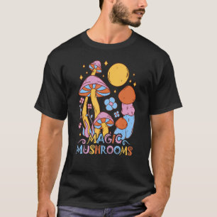 Camiseta Musgos Mágicos Coloridos De Micología Para Hippies