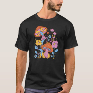Camiseta Musgos Mágicos Coloridos De Micología Para Hippies