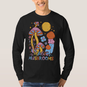 Camiseta Musgos Mágicos Coloridos De Micología Para Hippies