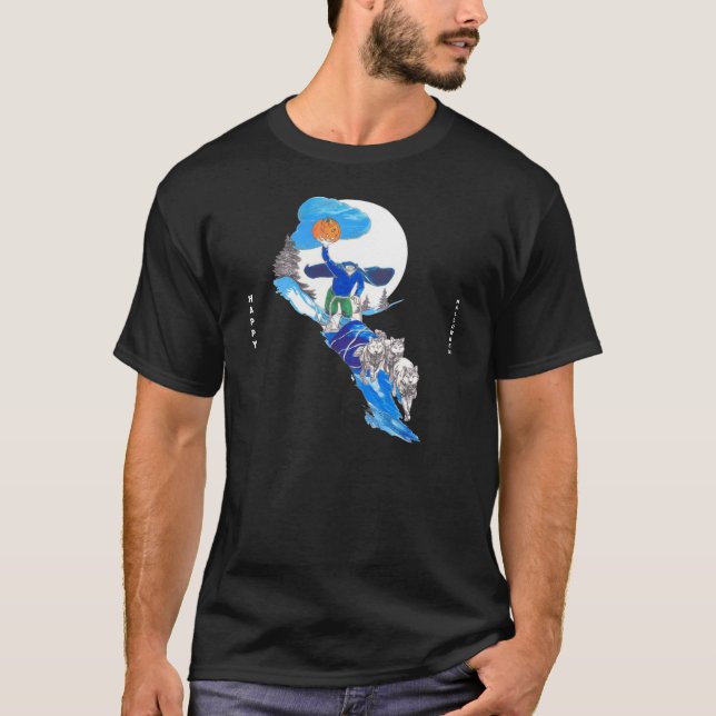 Camiseta Musher Happy Halloween Shirt (Anverso)