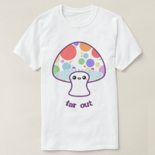 Camiseta Mushroom arcoiris