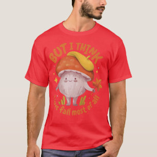 Camiseta Mushroom Cottagecore Kawaii Estética Amo Caída 