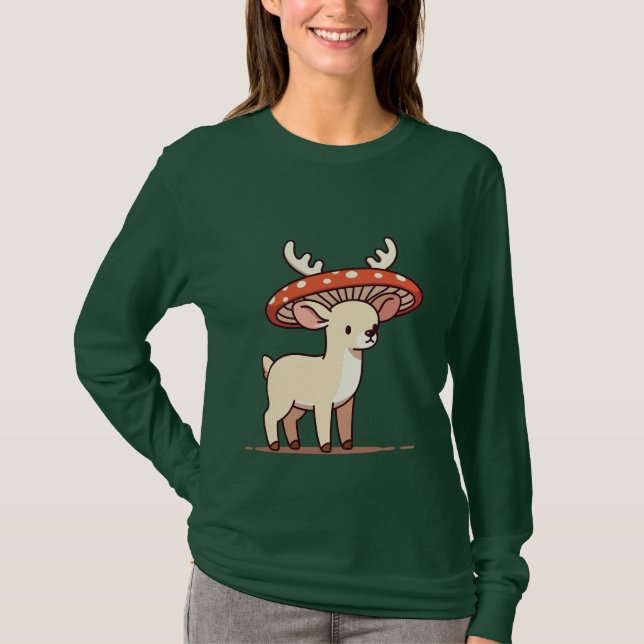Camiseta Mushroom Deer (Anverso)