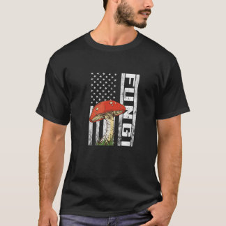 Camiseta Mushroom Estados Unidos Bandera Estados Unidos Hon