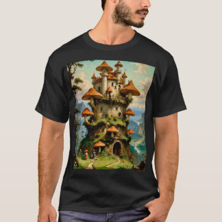 Camiseta Mushroom Fantasy Castlecore T-Shirt