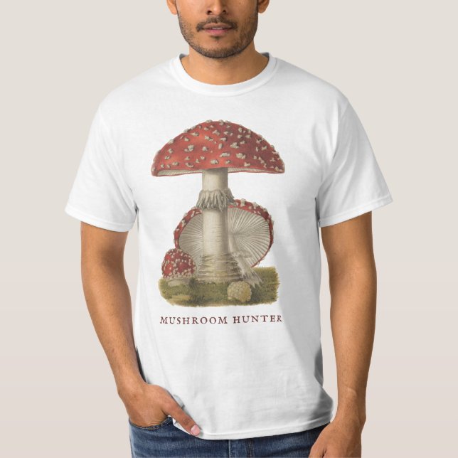 Camiseta Mushroom Hunter Vintage Magic Shroom (Anverso)