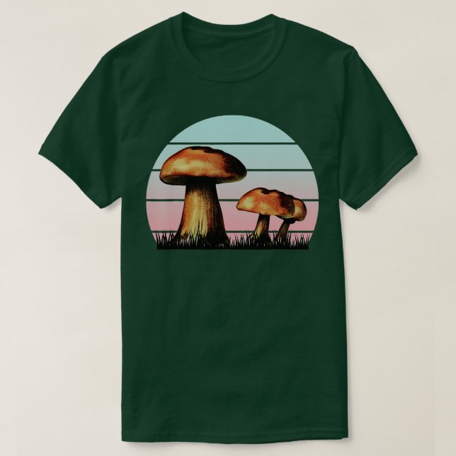 Camiseta Mushroom Hunter Vintage Retro Style Mycologic Fung (Diseño del anverso)