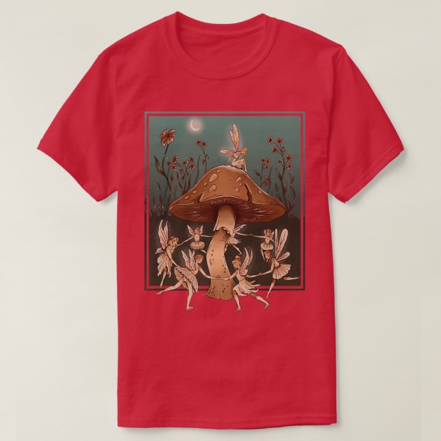 Camiseta Mushroom mágico de hadas (Diseño del anverso)