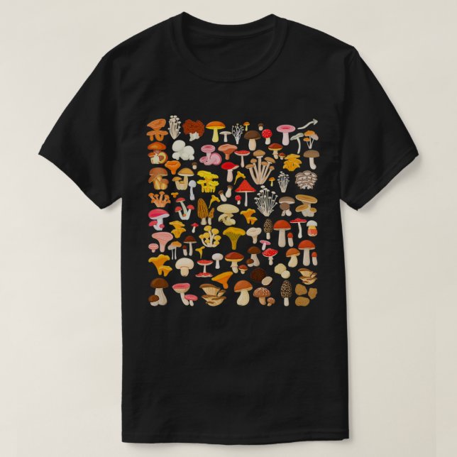 Camiseta Mushroom  Mycology Fungi Foraging Mushroom Whisper (Diseño del anverso)