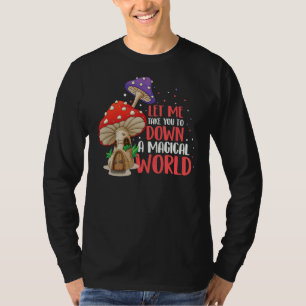 Camiseta Mushroom Mycology Shroom Hunter Fungi Cottagecore