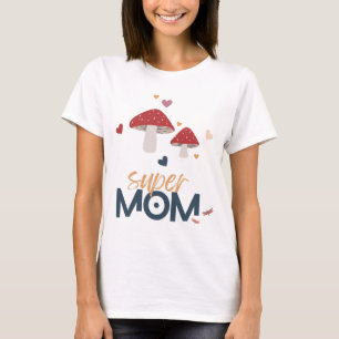 Camiseta Mushroom Super MOM