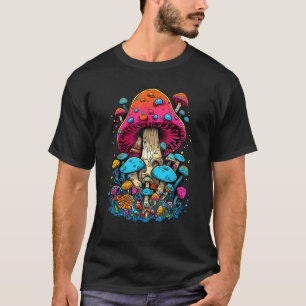 Camiseta Mushroom Vintage Ilustracion Mushroom Art
