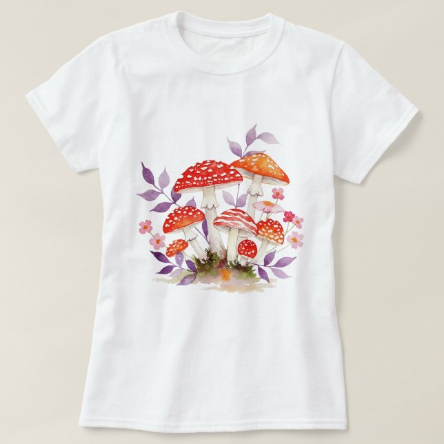 Camiseta Mushrooms (Diseño del anverso)