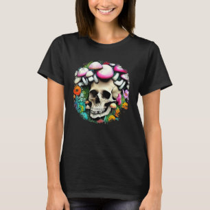 Camiseta Mushrooms coleccionista Skull Artwork Mushroom G