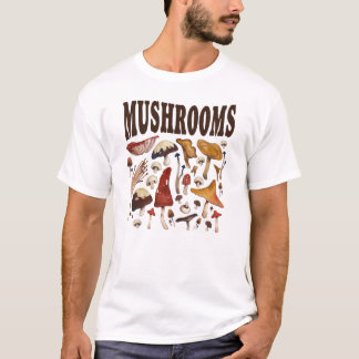 Camiseta Mushrooms Funny Mushroom Lover
