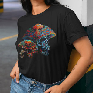 Camiseta Mushrooms Skulls T-Shirt