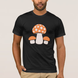 Camiseta Mushrooms Three Group Spotted Family Fungi Nature 