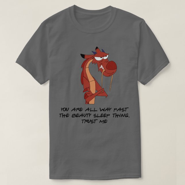 Camiseta Mushu (Diseño del anverso)