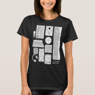 Camiseta Musi, compositor de instrumentos electrónicos de p