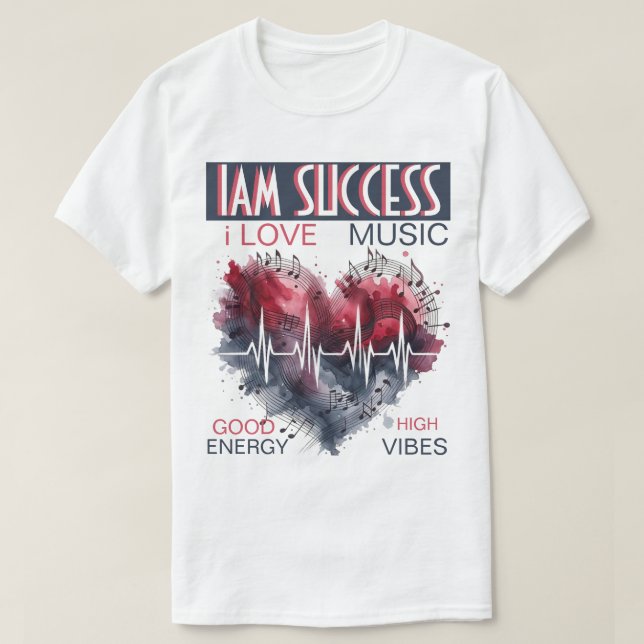 CAMISETA MUSIC (Diseño del anverso)