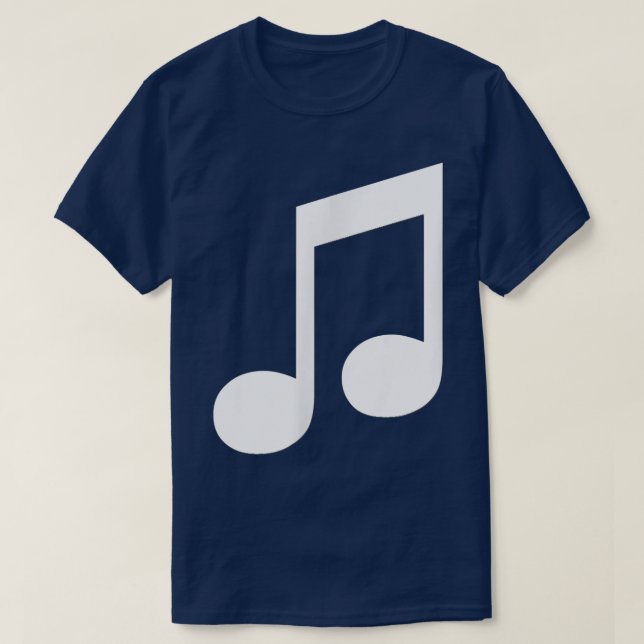 Camiseta Music 8th Notes Tee Shirt  (Diseño del anverso)