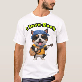 Camiseta Music and canine style