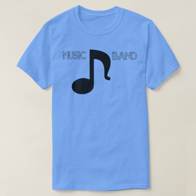 Camiseta Music Band  (Diseño del anverso)