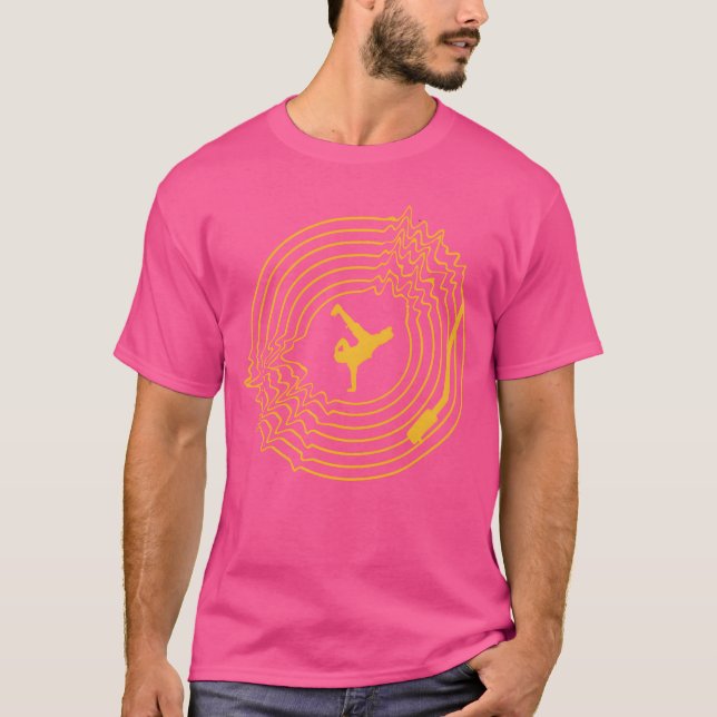 Camiseta Music breakdance (Anverso)