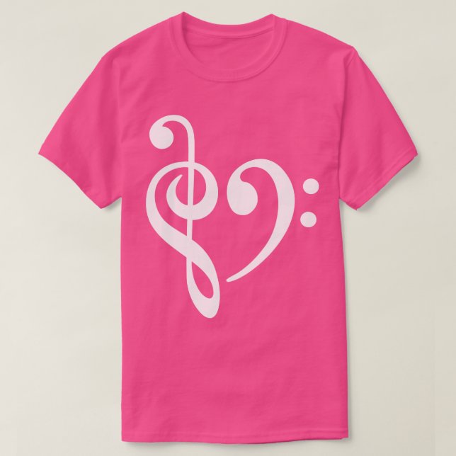 Camiseta Music Clef Bass (Diseño del anverso)