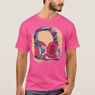 Camiseta Music earphones cool 