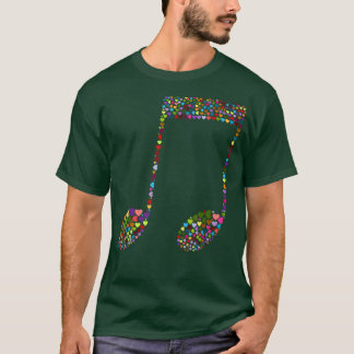 Camiseta Music Equals Life Frequency Musicians Music Note18