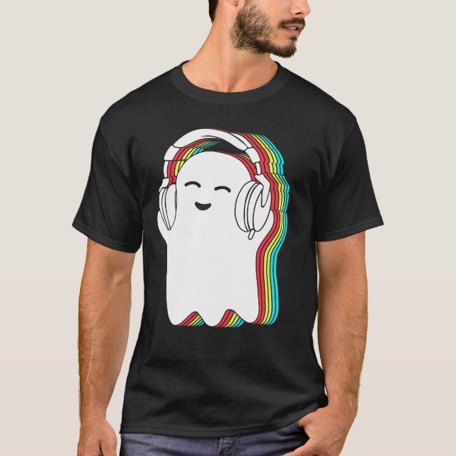Camiseta Music ghost (Anverso)