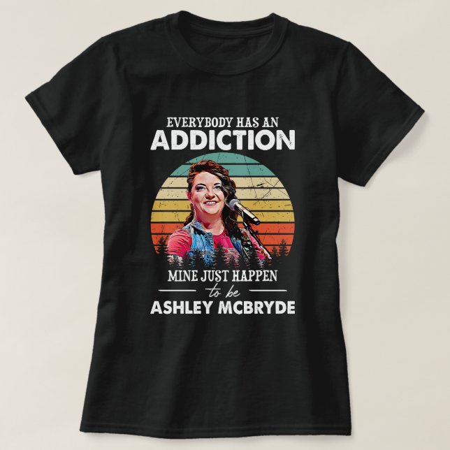 Camiseta Music Gift Mine Just Happens To Be Ashley McBryde (Diseño del anverso)