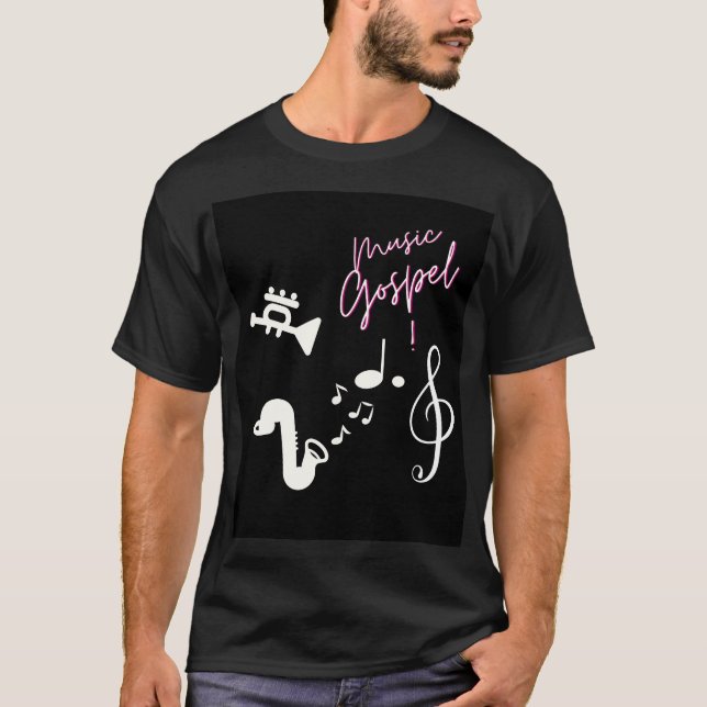 Camiseta Music gospel  (Anverso)