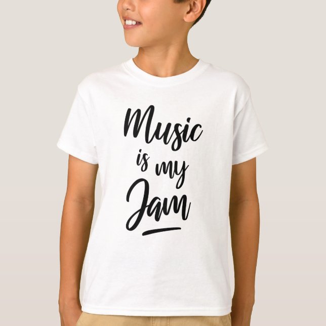 Camiseta Music is life (Anverso)