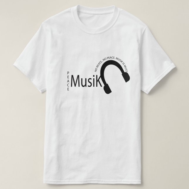 Camiseta Music is My Therapy  (Diseño del anverso)