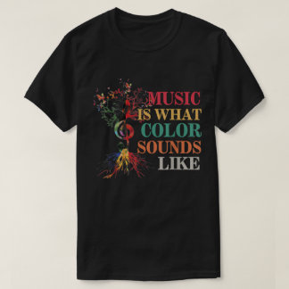 Camiseta Music Is What Color Sounds Like | Artful Design
